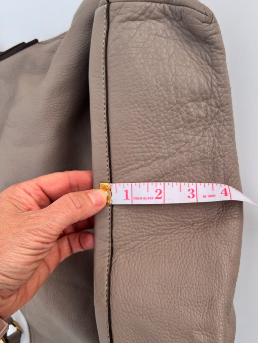MULBERRY Taupe Pebbled Leather Slouchy Hobo Bag - Picture 9 of 16